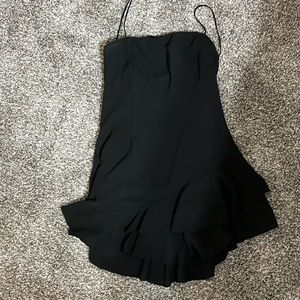black lucy in the sky hoco dress